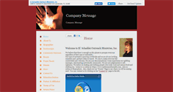 Desktop Screenshot of elschaddeioutreachministriesinc.com